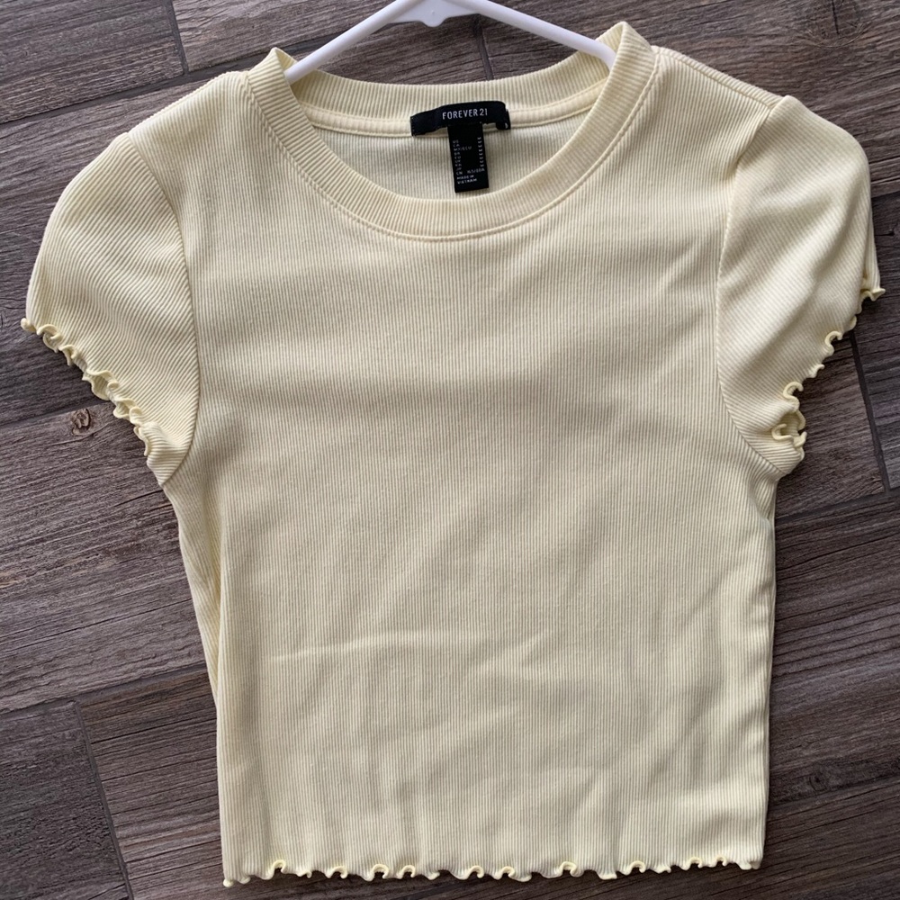 Forever 21 ribbed crop top